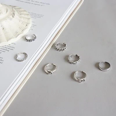 Ladies Sterling Silver Adjustable Rings